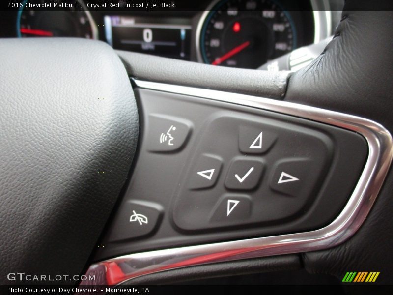 Crystal Red Tintcoat / Jet Black 2016 Chevrolet Malibu LT