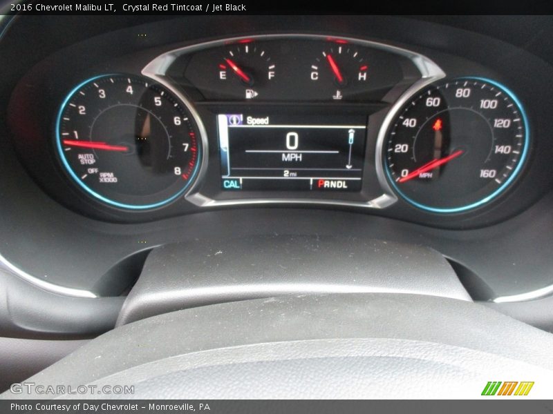 Crystal Red Tintcoat / Jet Black 2016 Chevrolet Malibu LT