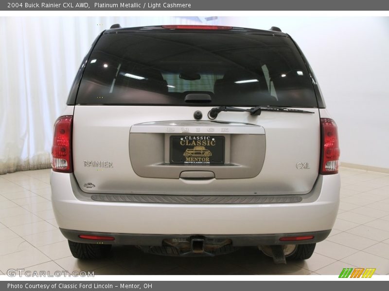 Platinum Metallic / Light Cashmere 2004 Buick Rainier CXL AWD