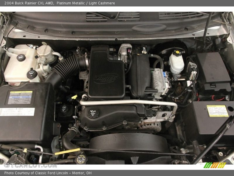 Platinum Metallic / Light Cashmere 2004 Buick Rainier CXL AWD