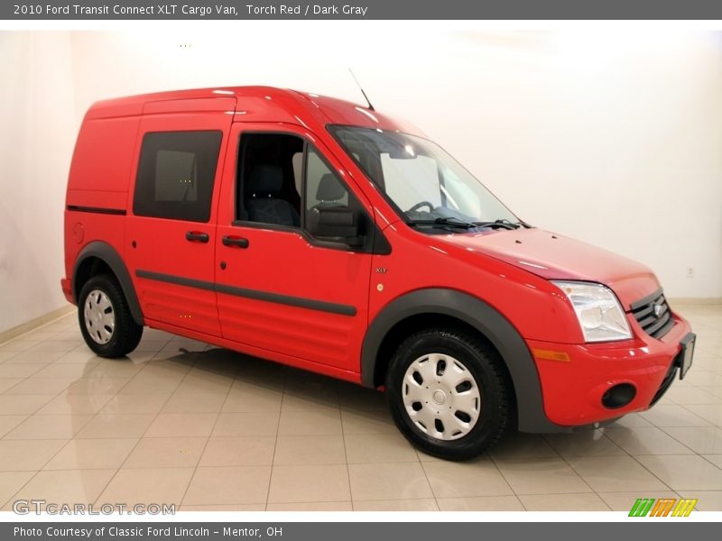 Torch Red / Dark Gray 2010 Ford Transit Connect XLT Cargo Van
