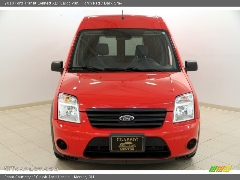 Torch Red / Dark Gray 2010 Ford Transit Connect XLT Cargo Van