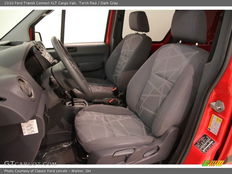 Torch Red / Dark Gray 2010 Ford Transit Connect XLT Cargo Van