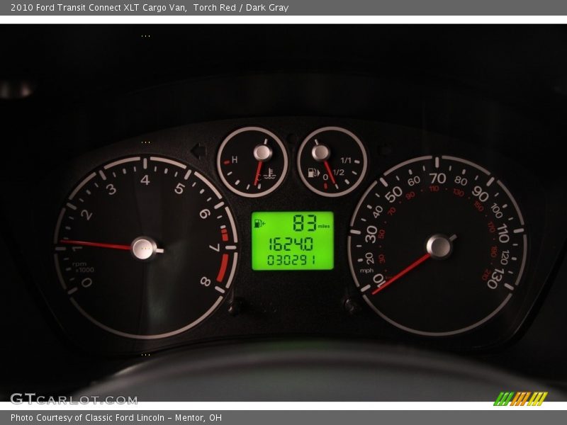 Torch Red / Dark Gray 2010 Ford Transit Connect XLT Cargo Van