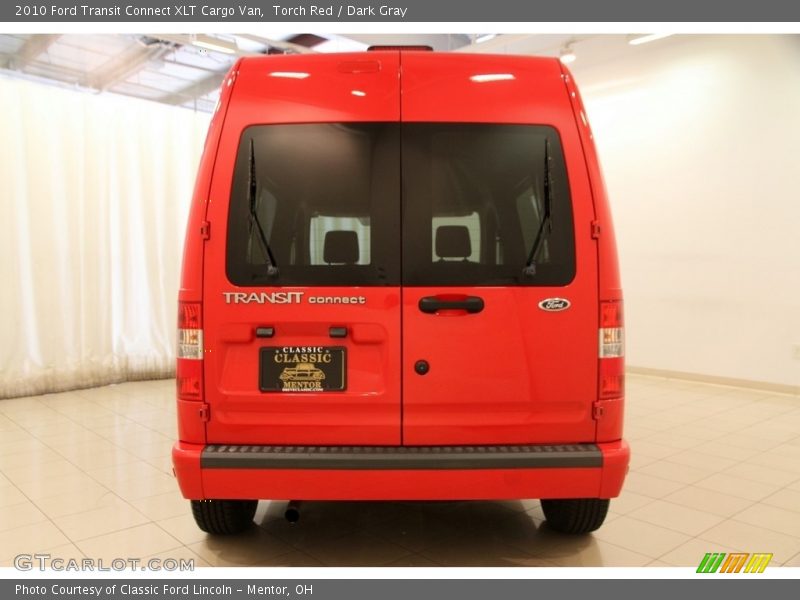 Torch Red / Dark Gray 2010 Ford Transit Connect XLT Cargo Van