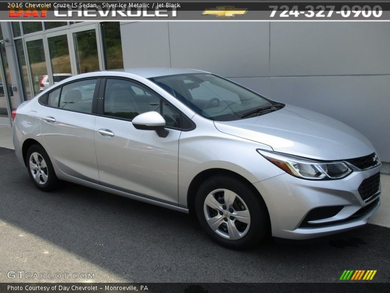 Silver Ice Metallic / Jet Black 2016 Chevrolet Cruze LS Sedan