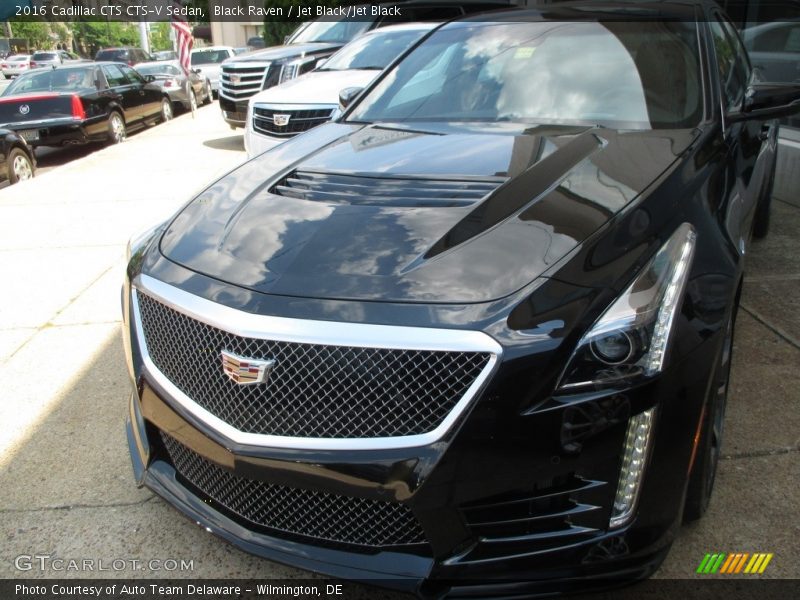 Black Raven / Jet Black/Jet Black 2016 Cadillac CTS CTS-V Sedan