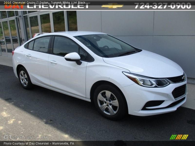 Summit White / Jet Black 2016 Chevrolet Cruze LS Sedan