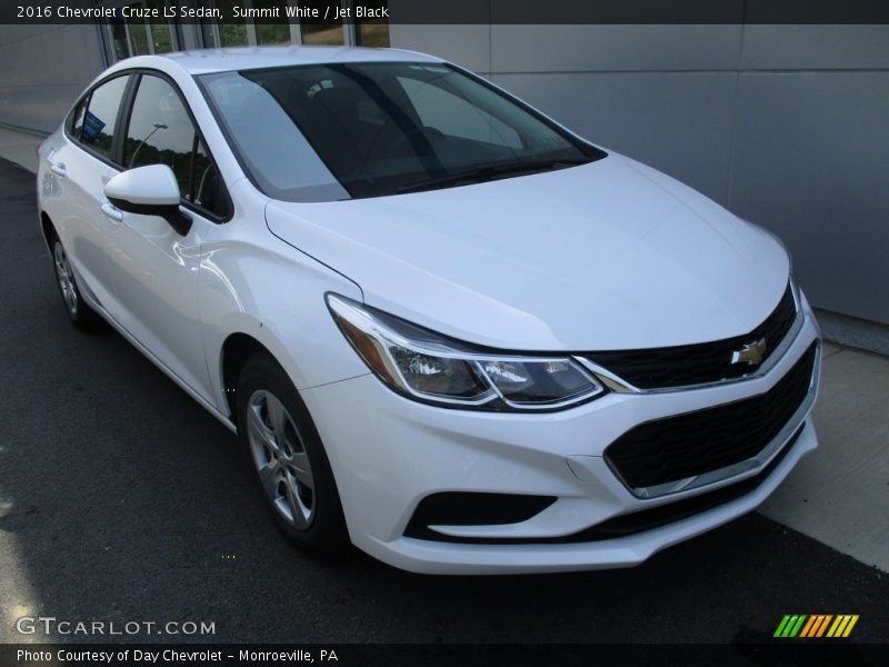 Summit White / Jet Black 2016 Chevrolet Cruze LS Sedan