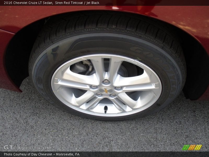 Siren Red Tintcoat / Jet Black 2016 Chevrolet Cruze LT Sedan