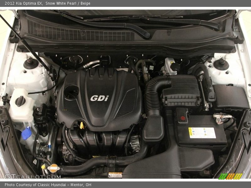 Snow White Pearl / Beige 2012 Kia Optima EX