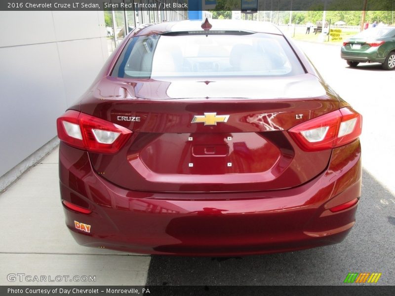 Siren Red Tintcoat / Jet Black 2016 Chevrolet Cruze LT Sedan