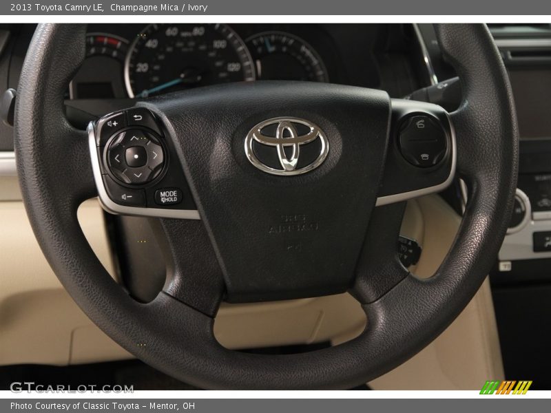 Champagne Mica / Ivory 2013 Toyota Camry LE