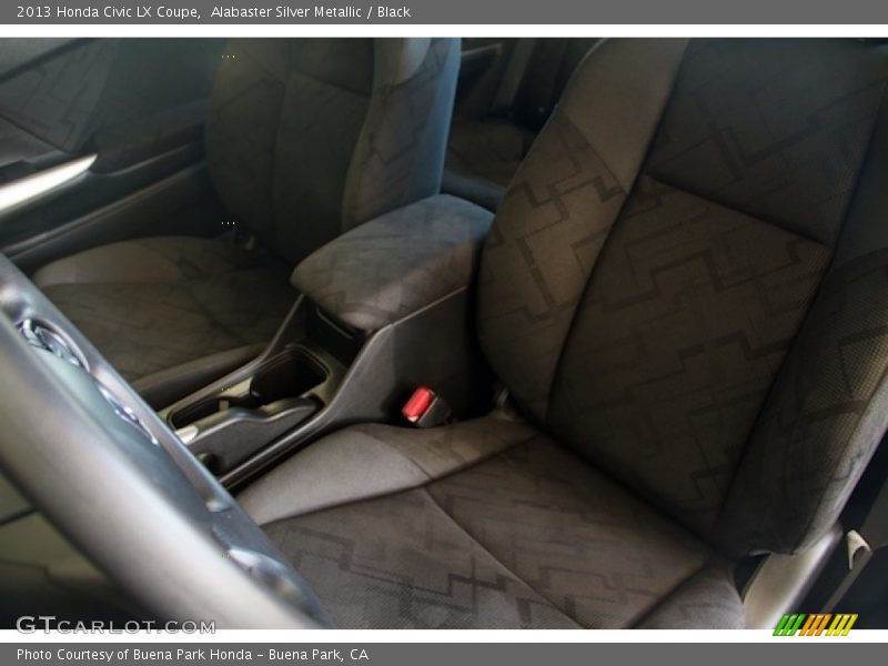 Alabaster Silver Metallic / Black 2013 Honda Civic LX Coupe