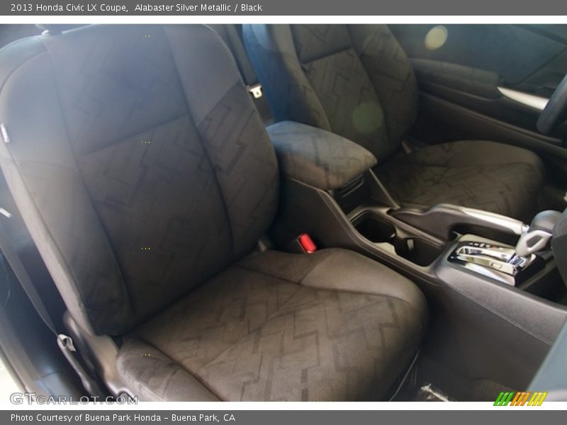 Alabaster Silver Metallic / Black 2013 Honda Civic LX Coupe