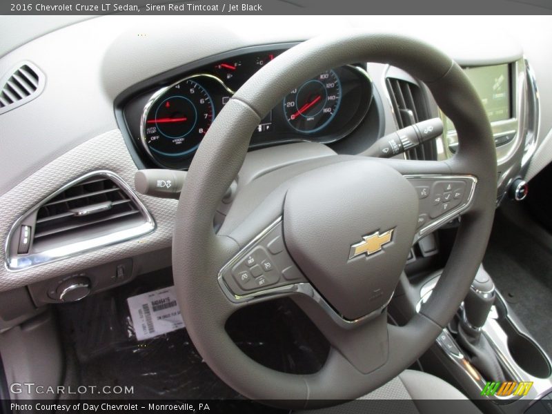 Siren Red Tintcoat / Jet Black 2016 Chevrolet Cruze LT Sedan