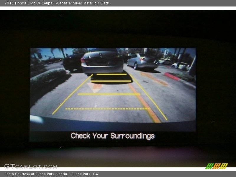 Alabaster Silver Metallic / Black 2013 Honda Civic LX Coupe