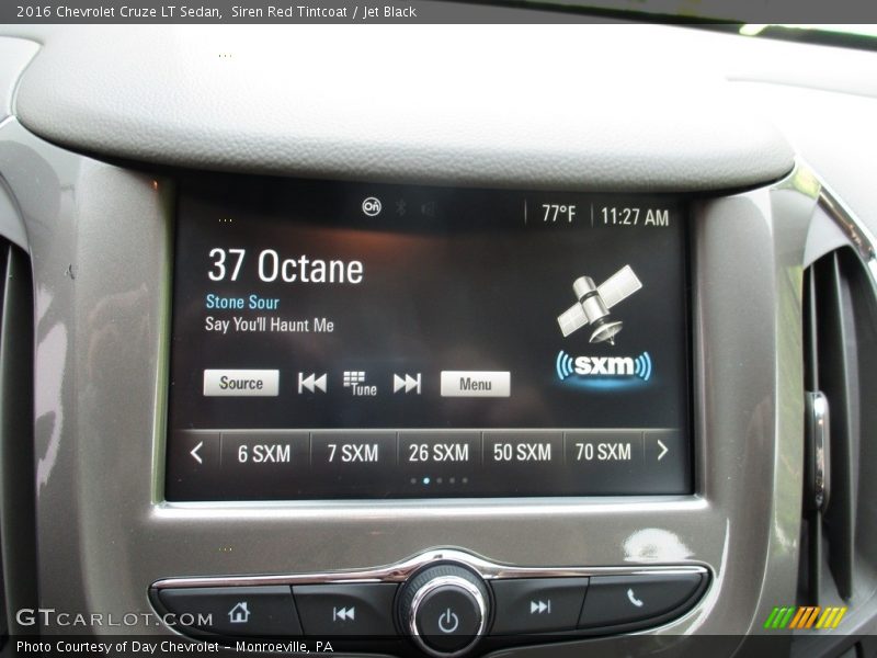 Siren Red Tintcoat / Jet Black 2016 Chevrolet Cruze LT Sedan