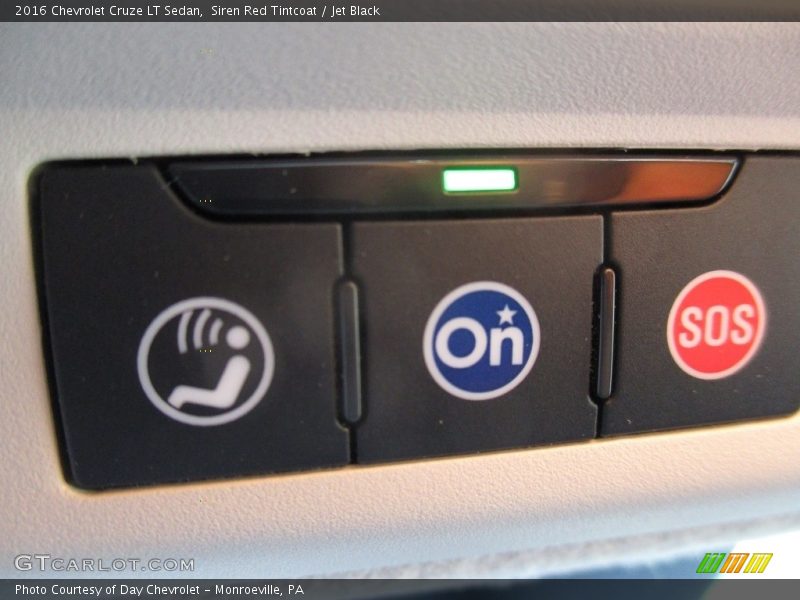 Siren Red Tintcoat / Jet Black 2016 Chevrolet Cruze LT Sedan