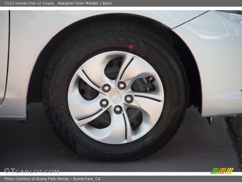 Alabaster Silver Metallic / Black 2013 Honda Civic LX Coupe