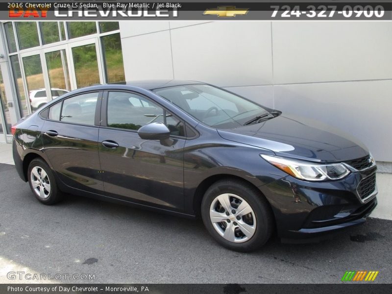 Blue Ray Metallic / Jet Black 2016 Chevrolet Cruze LS Sedan