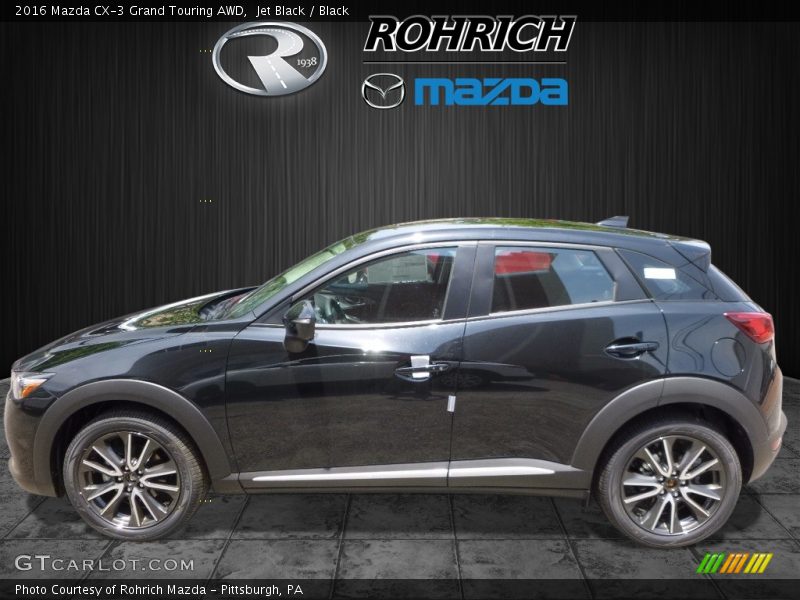 Jet Black / Black 2016 Mazda CX-3 Grand Touring AWD