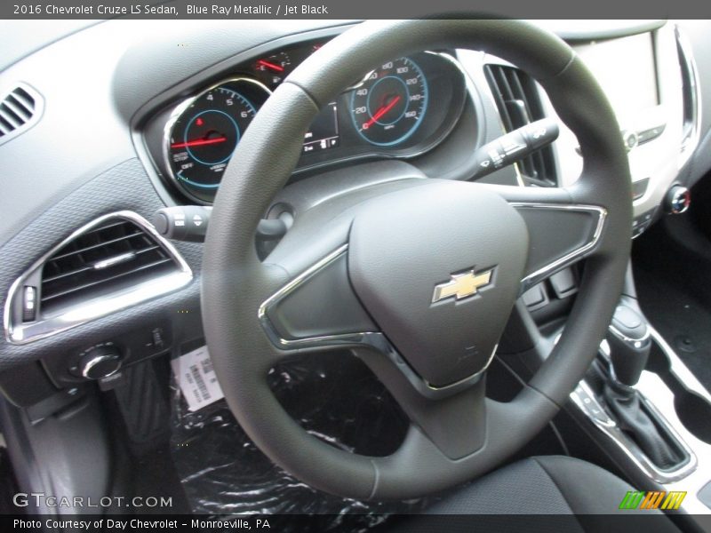 Blue Ray Metallic / Jet Black 2016 Chevrolet Cruze LS Sedan