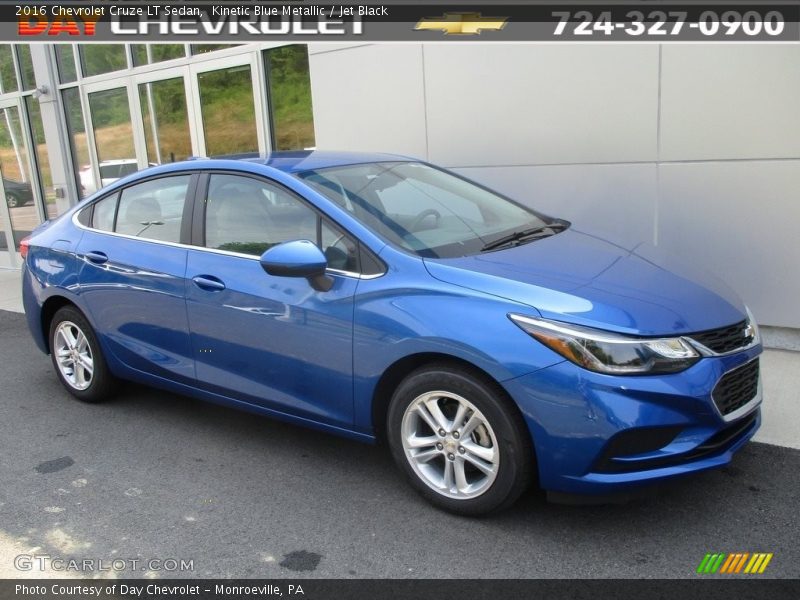 Kinetic Blue Metallic / Jet Black 2016 Chevrolet Cruze LT Sedan