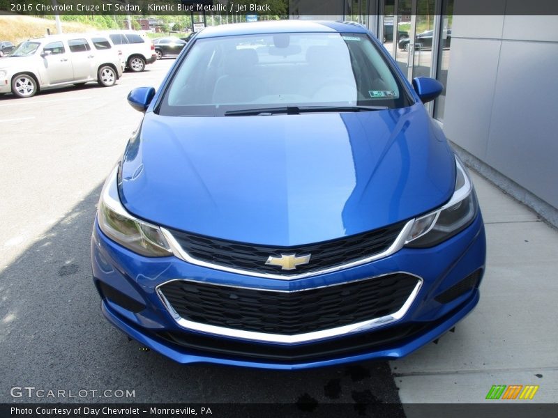 Kinetic Blue Metallic / Jet Black 2016 Chevrolet Cruze LT Sedan