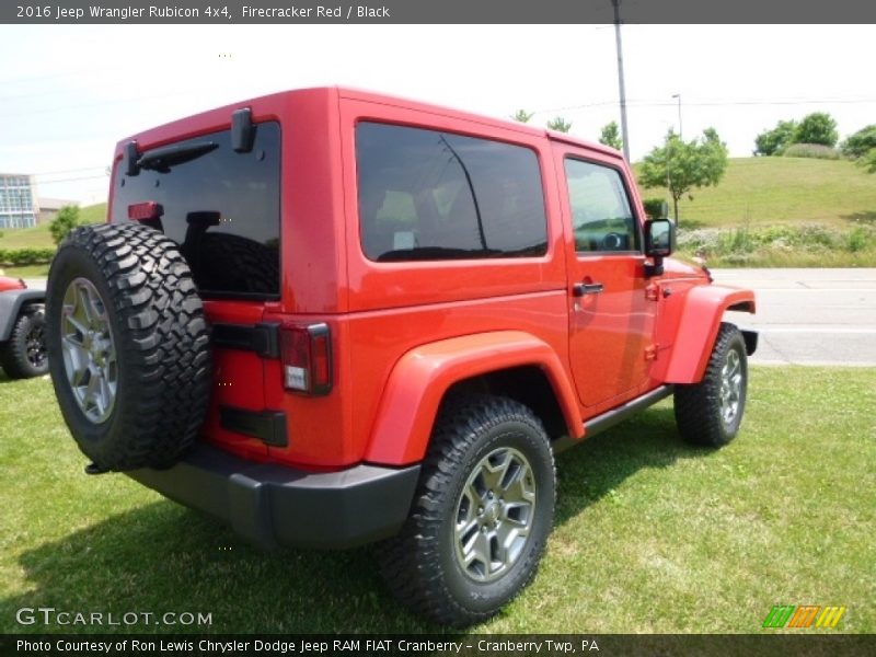 Firecracker Red / Black 2016 Jeep Wrangler Rubicon 4x4