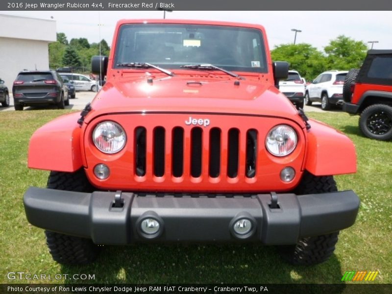 Firecracker Red / Black 2016 Jeep Wrangler Rubicon 4x4
