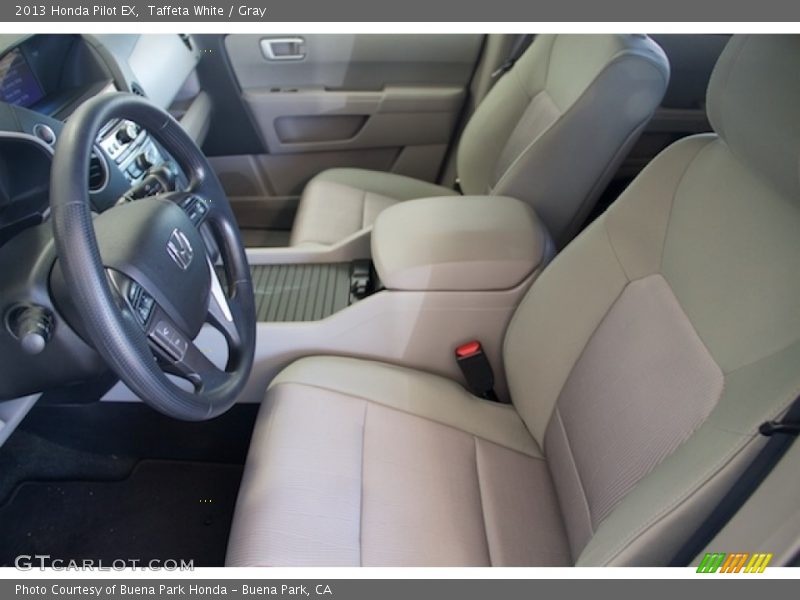 Taffeta White / Gray 2013 Honda Pilot EX