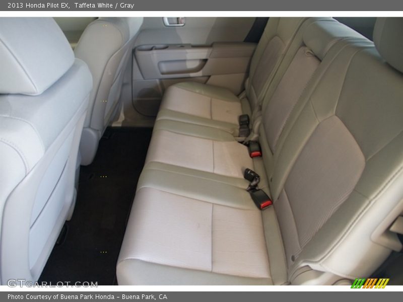 Taffeta White / Gray 2013 Honda Pilot EX