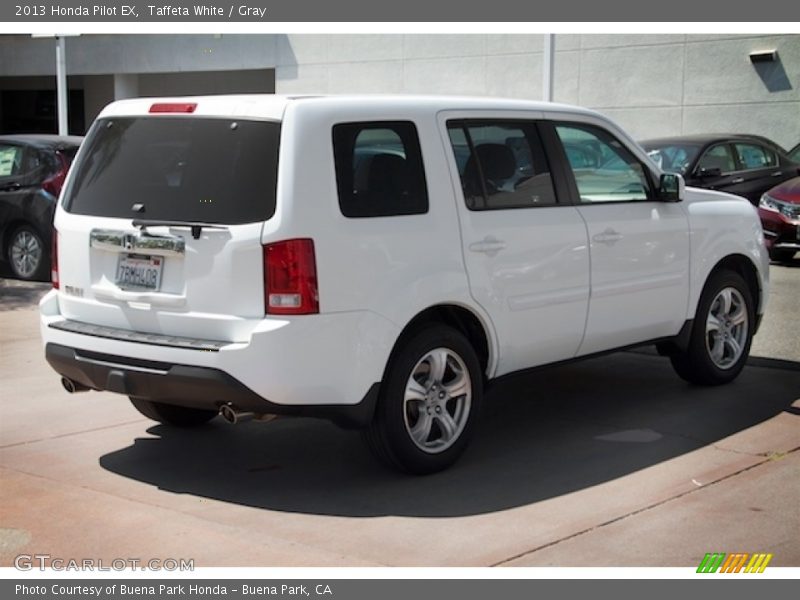 Taffeta White / Gray 2013 Honda Pilot EX