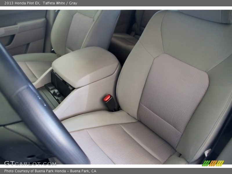 Taffeta White / Gray 2013 Honda Pilot EX