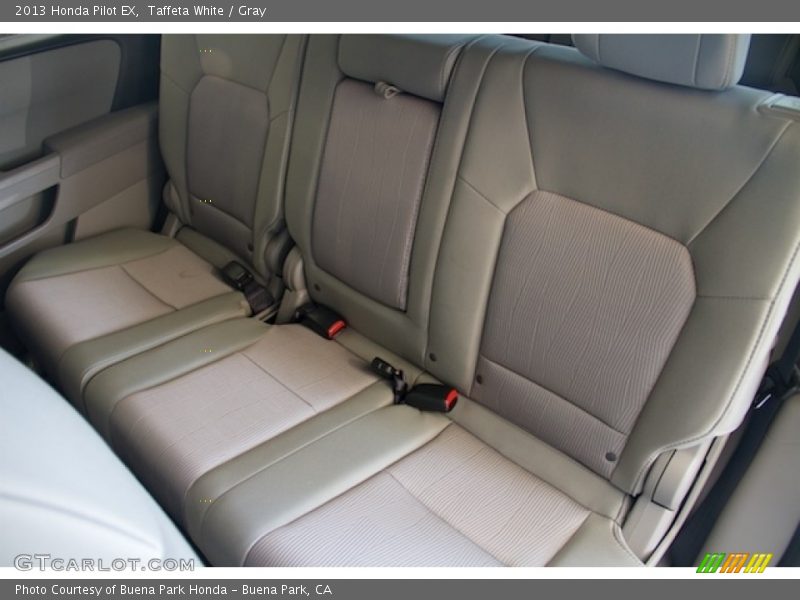 Taffeta White / Gray 2013 Honda Pilot EX