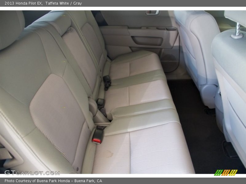 Taffeta White / Gray 2013 Honda Pilot EX