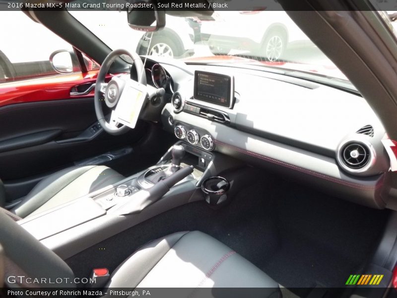 Soul Red Metallic / Black 2016 Mazda MX-5 Miata Grand Touring Roadster