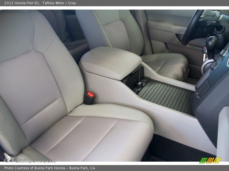 Taffeta White / Gray 2013 Honda Pilot EX
