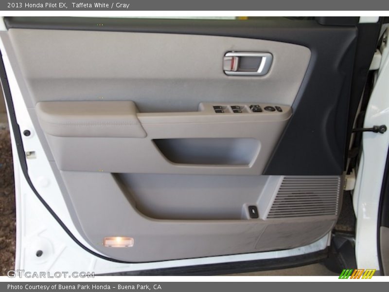 Taffeta White / Gray 2013 Honda Pilot EX