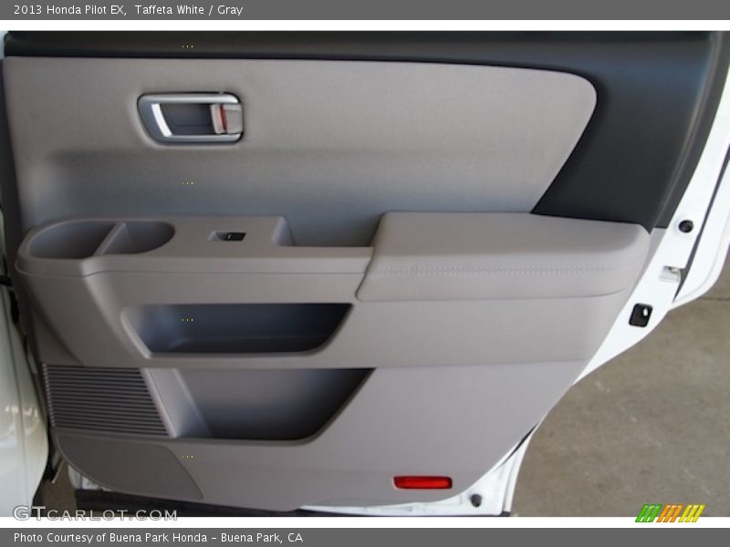 Taffeta White / Gray 2013 Honda Pilot EX