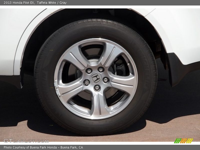 Taffeta White / Gray 2013 Honda Pilot EX