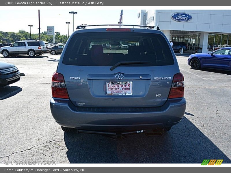 Bluestone Metallic / Ash Gray 2006 Toyota Highlander V6