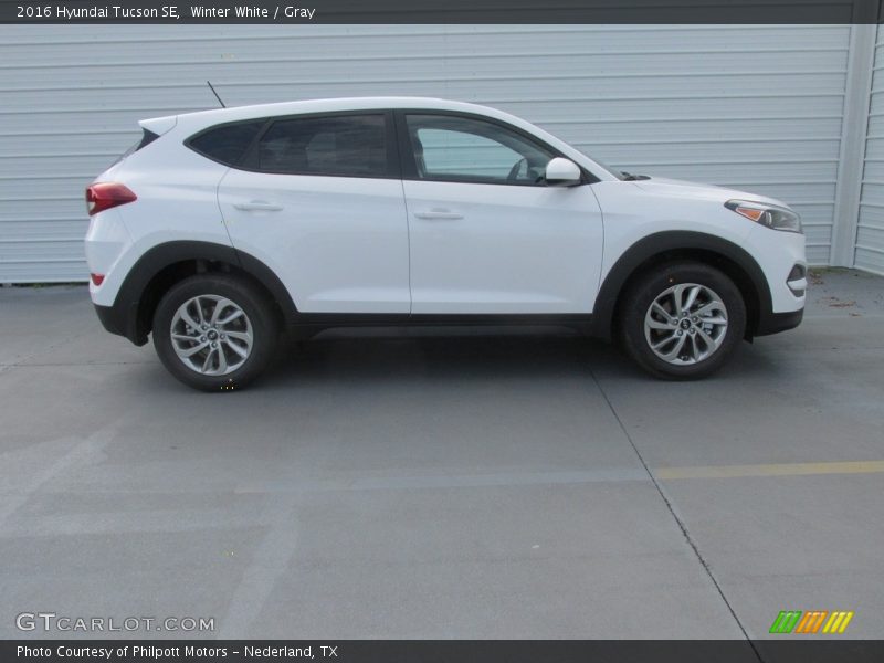 Winter White / Gray 2016 Hyundai Tucson SE
