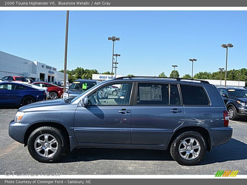 Bluestone Metallic / Ash Gray 2006 Toyota Highlander V6