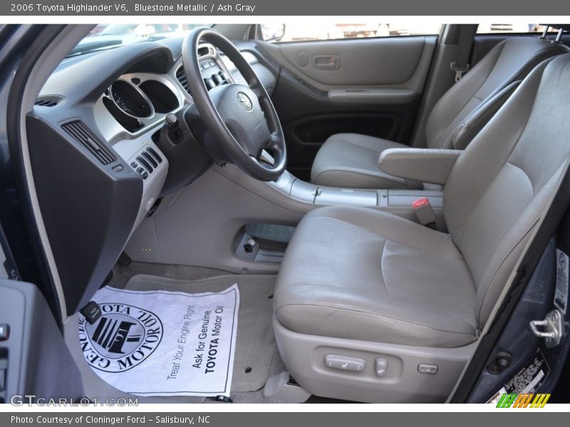 Bluestone Metallic / Ash Gray 2006 Toyota Highlander V6