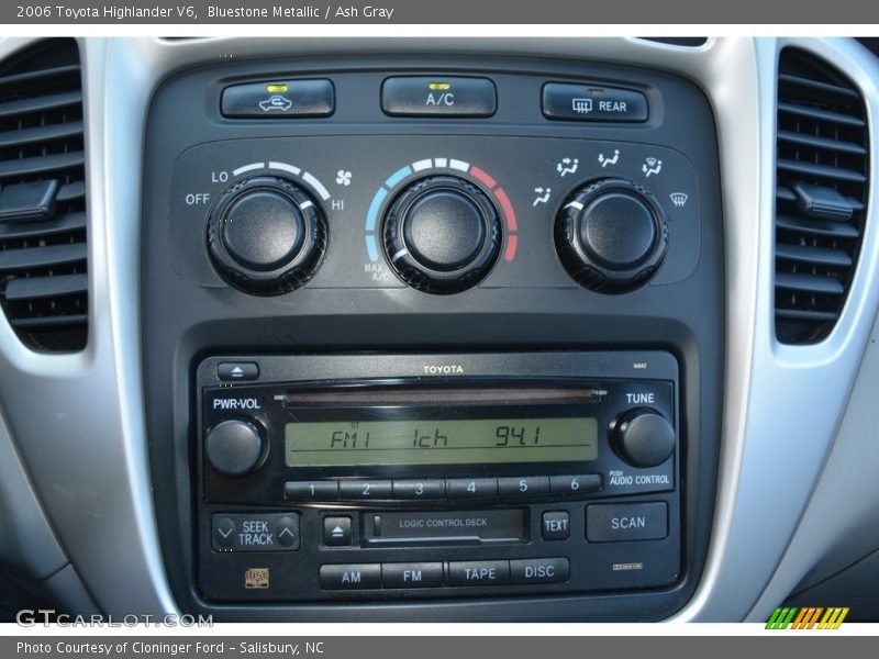 Bluestone Metallic / Ash Gray 2006 Toyota Highlander V6