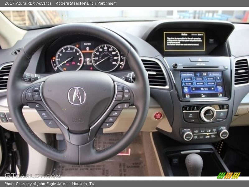 Modern Steel Metallic / Parchment 2017 Acura RDX Advance