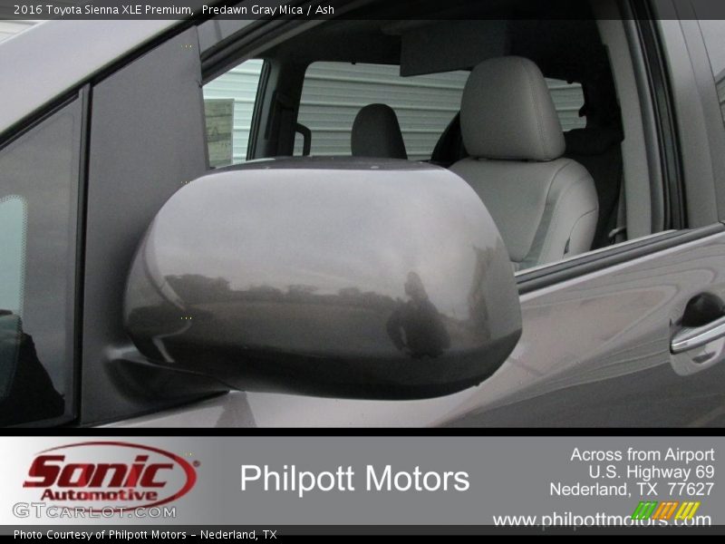 Predawn Gray Mica / Ash 2016 Toyota Sienna XLE Premium