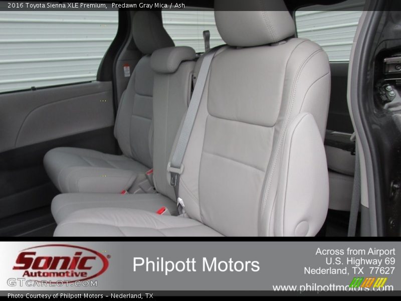 Predawn Gray Mica / Ash 2016 Toyota Sienna XLE Premium